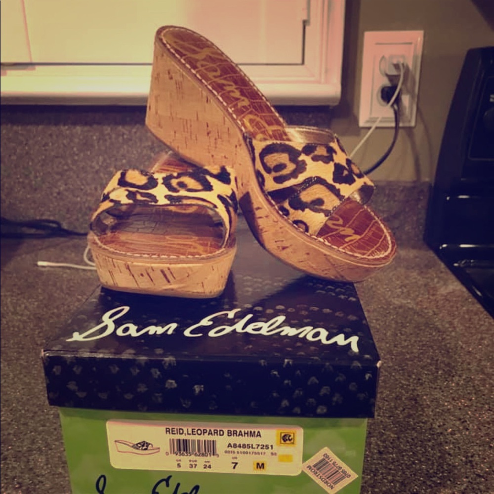 Sam Edelman Leopard Sandals